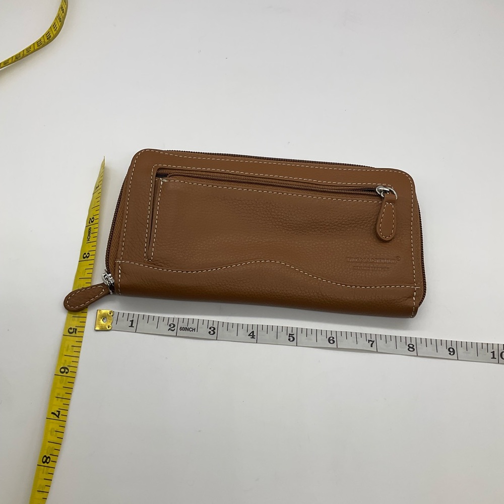 TIGNANELLO BROWN PEBBLE LEATHER WALLET - Picture 6 of 6